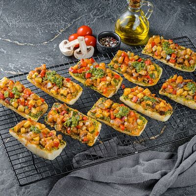 Брускетта с рататуем в Грабли по цене 159 ₽