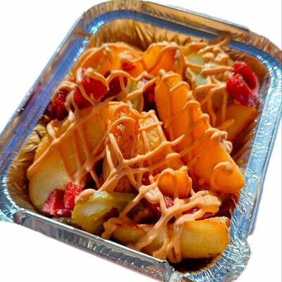 Ланч-бокс с колбасками в СЫТЫЙ ГУСЬ по цене 399 ₽