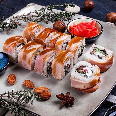 Ролл Кунсей батакан в Дом роллов по цене 231 ₽