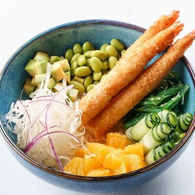 Поке с креветкой в Japengo cafe по цене 590 ₽