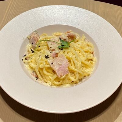 Паста Карбонара в Raison D’être по цене 490 ₽