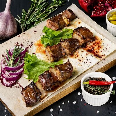 Печень с курдюком в Шеф по цене 630 ₽