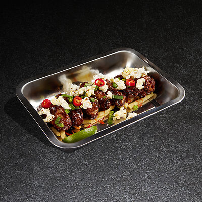 Крылья сладкая кола с попкорном и картофелем фри в Frank by Баста по цене 690 ₽