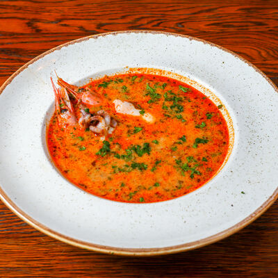 Суп по-тайски с морепродуктами в Таверна Фили Хаус по цене 790 ₽