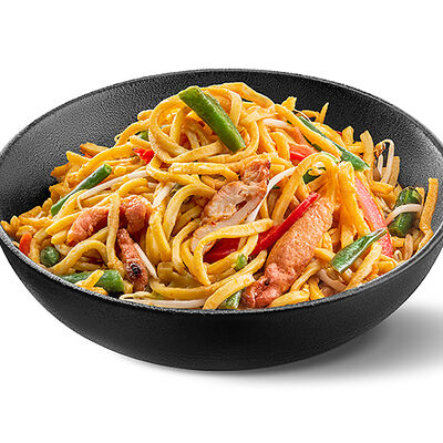 Лапша с курицей в соусе Том Ям в Суши Make по цене 459 ₽