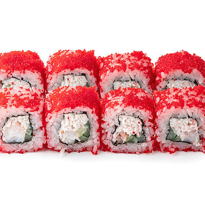 Ролл Калифорния с крабом и креветкой в Sunrise по цене 468 ₽