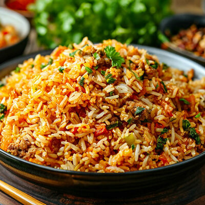 Плов узбекскийв Шафран бистро по цене 350 ₽