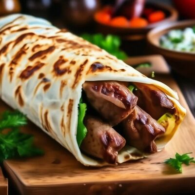 Шашлык в лавашев Шаурма и кебаб по цене 360 ₽