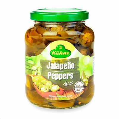 Перец резаный без содержания масла Халапеньо Kuhne в Азбука Вкуса Экспресс Меню по цене 348 ₽