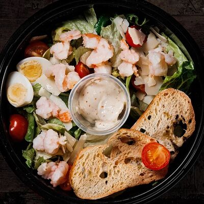 Цезарь с креветками в Джорджина по цене 540 ₽