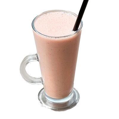 Смузи клубника-банан на кокосом молоке в Pur Pur по цене 510 ₽