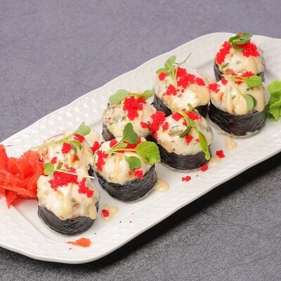 Ролл запеченный с угремв Mir love по цене 970 ₽