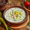 Окрошка на мацонив Achma и Хинкали по цене 480
