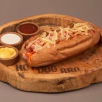 Сырный Bro XXLв HOT DOG BRO по цене 385 ₽