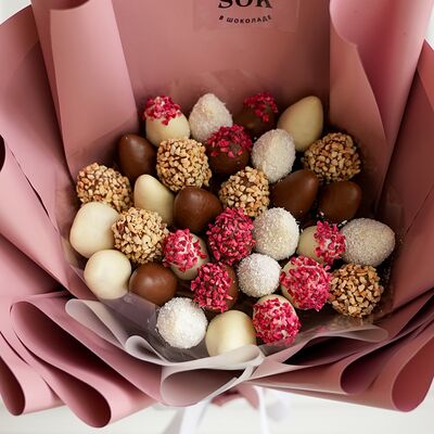 Букет из клубники в шоколаде №193 в SOK - клубника в шоколаде по цене 4990 ₽