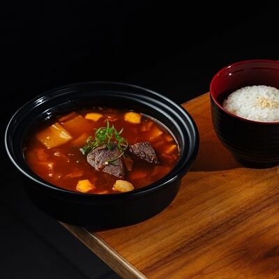 Суп Кимчи с телятиной в Buba Sushi по цене 780 ₽