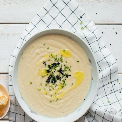 Крем-суп из цветной капусты в Баклажан в ТЦ 