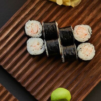 Маки с креветкой в Полтора тигра по цене 460