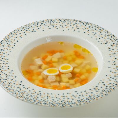 Куриный бульон с лапшой в Jack London по цене 360 ₽