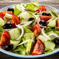 Салат Греческий в Hindi