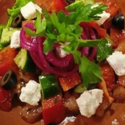 Салат Греческийв Mangal House по цене 210 ₽