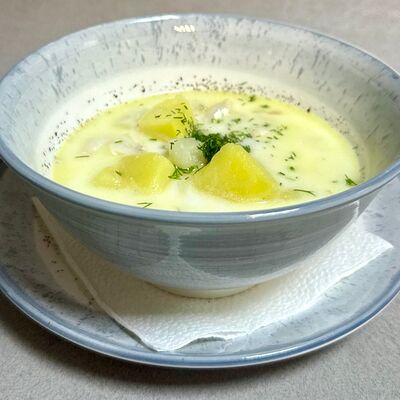 Сливочная северная уха в Оазис кафе по цене 450 ₽