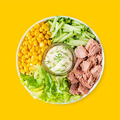 С тунцом и кукурузой в МАМА ДОМА по цене 9 р.