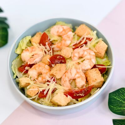 Цезарь-боул с креветками в Pokemania по цене 979 ₽