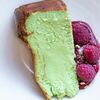 Чизкейк Сан-Себастьян из фисташки с малиной в Gino Cafe по цене 720