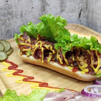 Хот-дог Дон бекон в Ешька по цене 370 ₽