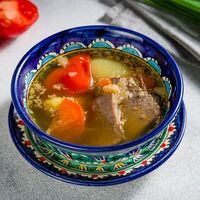 Шурпа с говядиной в Чайхана Узбекская Кухня