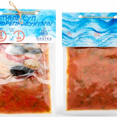 Томатный суп с морепродуктами (приготовь сам) в Охотка по цене 430 ₽