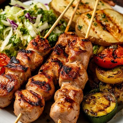 Комбо люля-кебаб из курицы в Мясо&Огонь по цене 852 ₽