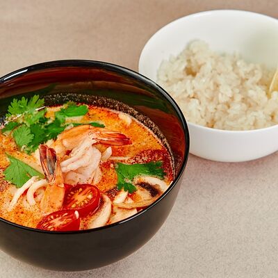 Том Ям с креветками в Том ям и Поке по цене 529 ₽