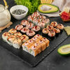 Логотип кафе Sushi King