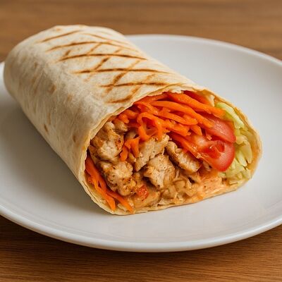 Шаурма с корейской морковью в Уголок Вкуса шаурма в кляре по цене 399 ₽