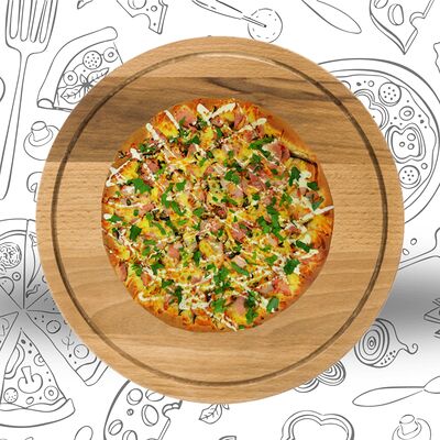 Бейби Карбонара в Вкусно пицца по цене 459 ₽