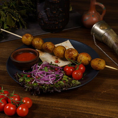 Картофель черри на мангале в Шардени по цене 400 ₽