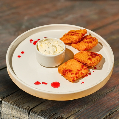 Панированный сыр* в Сербская кухня 