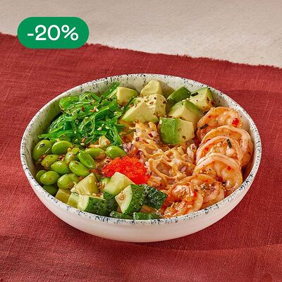 Поке с креветками в Тануки по цене 3432 ₸