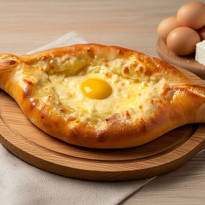 Хачапури по-аджарски в Пироги из печи по цене 560 ₽