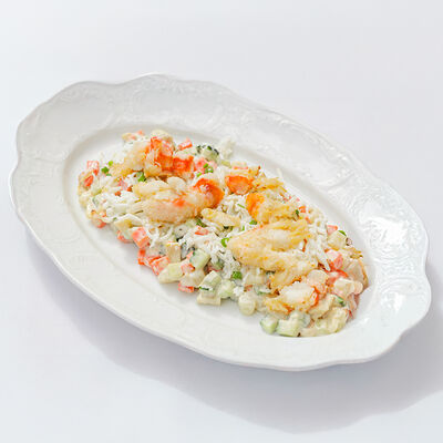 Оливье с камчатским крабом в Обломов по цене 2380 ₽