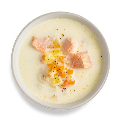 Финская уха с лососем в Готово китчен по цене 244 ₽