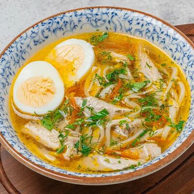 Куриный суп с домашней лапшой в Курагадиван по цене 420