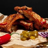 Свиные ребра Ужин пивника в Жигули паб