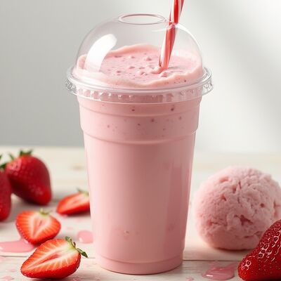 Милкшейк клубничка в ПоЛюбви по цене 270 ₽