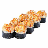 Запеченный острый ролл с креветкой в Sushi & Shef