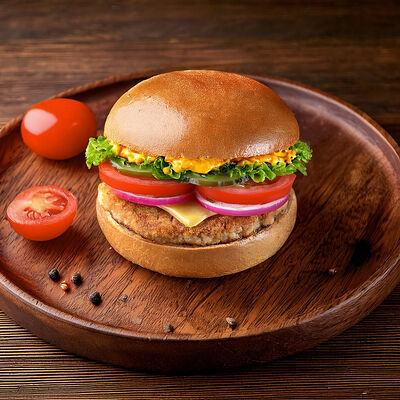 Бургер с индейкой в Берлога по цене 650 ₽