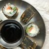 Жареный ролл с лососем и огурцом в Da Sushi по цене 17