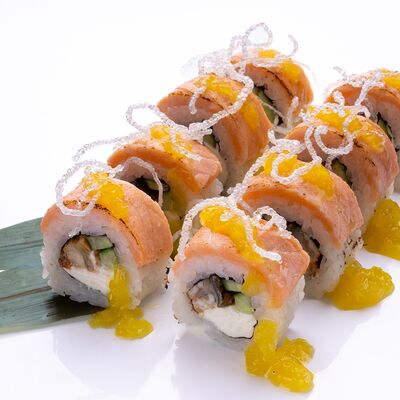 Опаленный лосось с угрём в АСА-Суши по цене 650 ₽